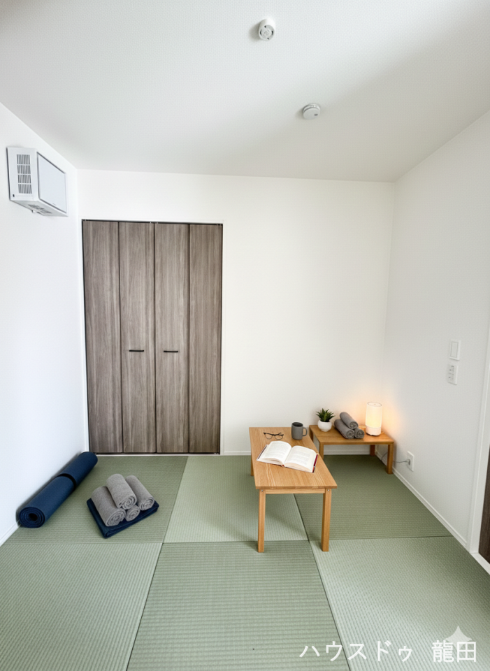 ■□■和室■□■
和の空間は落ち着きますね。
※家具を入れたイメージ写真です