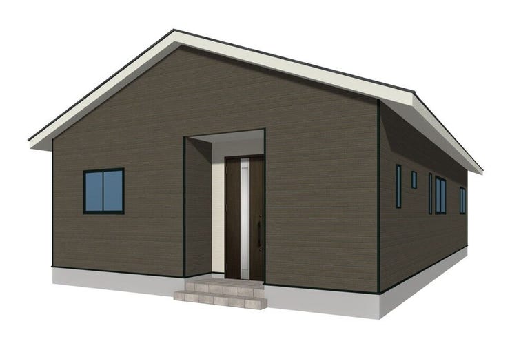 【外観】
【佐賀市大和町久池井 1号棟】
2025年12月完成予定。