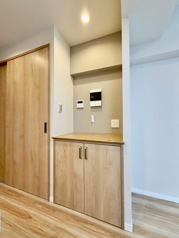 収納が豊富でスッキリきれいを保てます♪