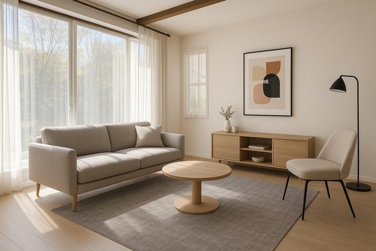 リビングをリフォームした際のイメージ