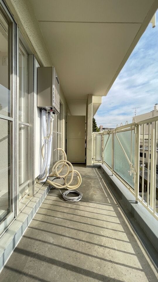 奥行きも幅もゆったり広々バルコニー