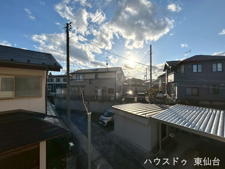 バルコニーからの眺望は開放感がありますね!