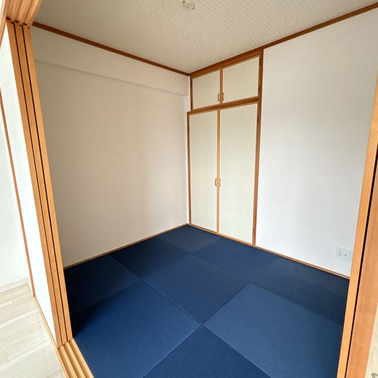 和室は4.5帖。客間やちょっとしたお昼寝スペースとしても使用できますね!和室を開放すれば、より広い空間で使用できます。