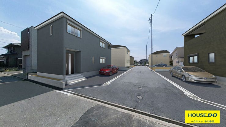 【外観パース】
構造の安定・劣化の軽減・維持管理更新への配慮・空気環境の4分野で住宅性能表示制度最高等級取得!