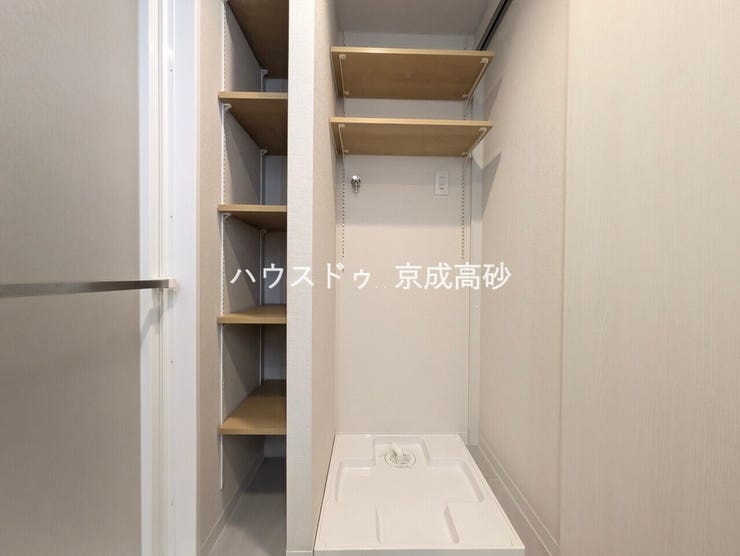 洗濯機置き場です。