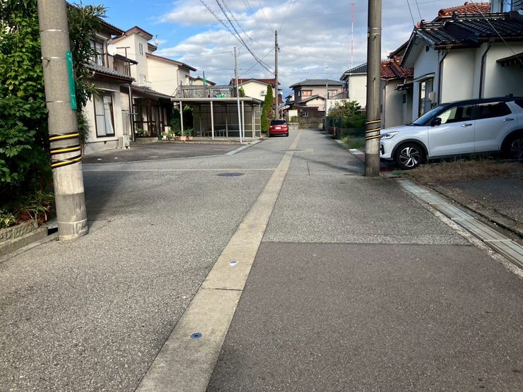 前面道路融雪つきです!