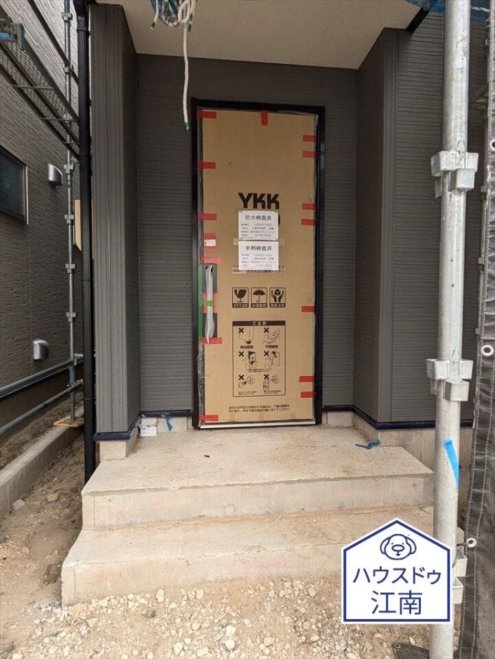 外壁ができていました!
2025/11/18撮影