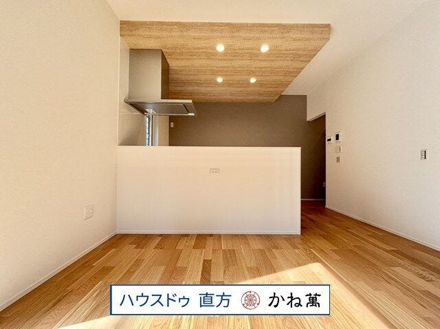 対面式システムキッチンで家族とのコミュニケーションがとりやすい。