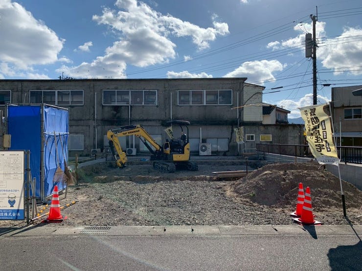 右:1号棟
2026年4月完成予定
撮影日:2026年1月23日