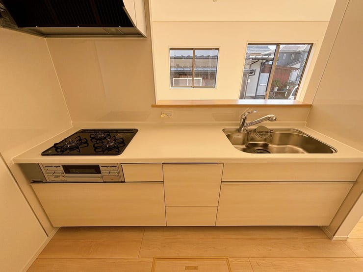 並んでお料理できるキッチン♪