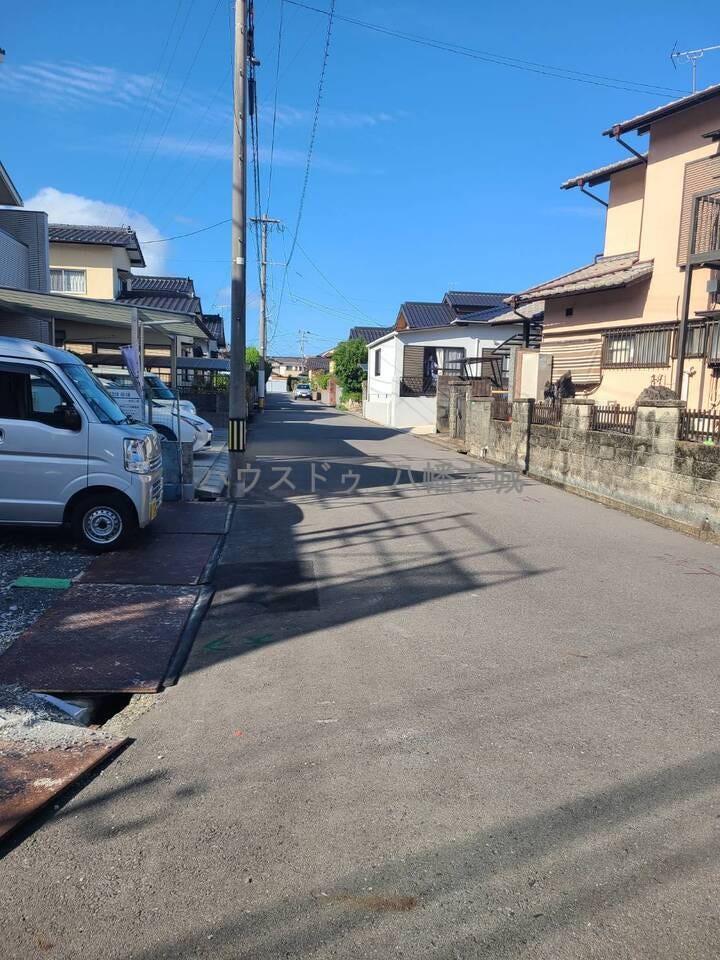 道路も広いです。