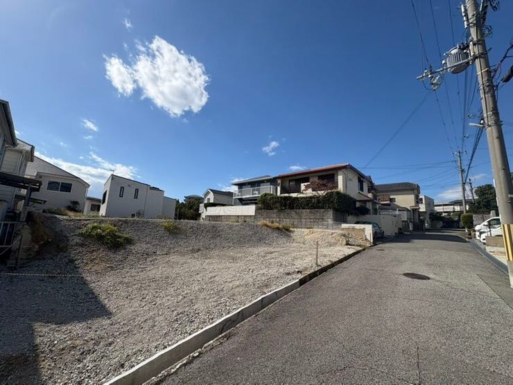 前道も広々としております!