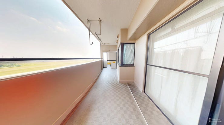 ■陽当たりのいい南向きバルコニー♪天気のいい日はお布団や洗濯物をたくさん干せます♪