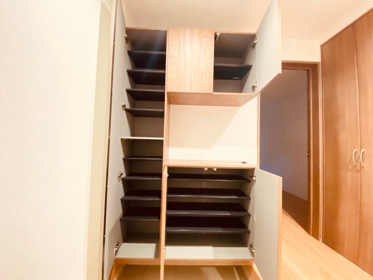 靴もたっぷり収納できます!