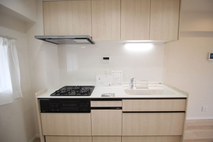 広々とした作業スペースがあり、お料理がはかどりそうなキッチン。