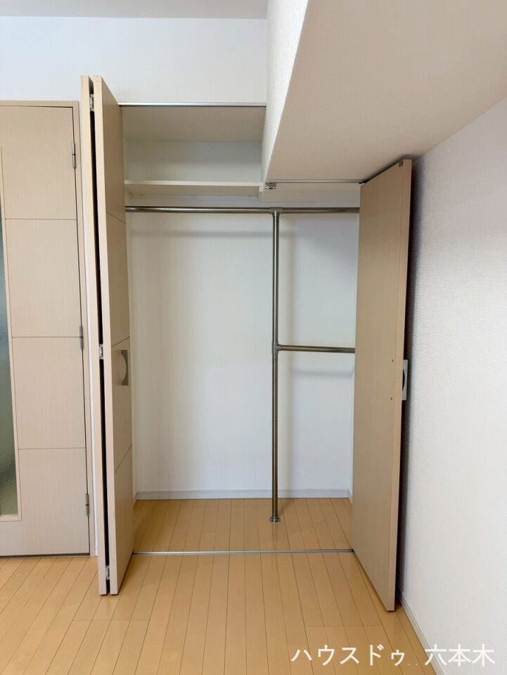 大容量クローゼットで収納力しっかり