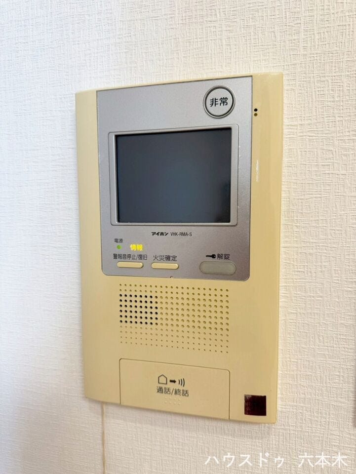 モニター付きインターホン
