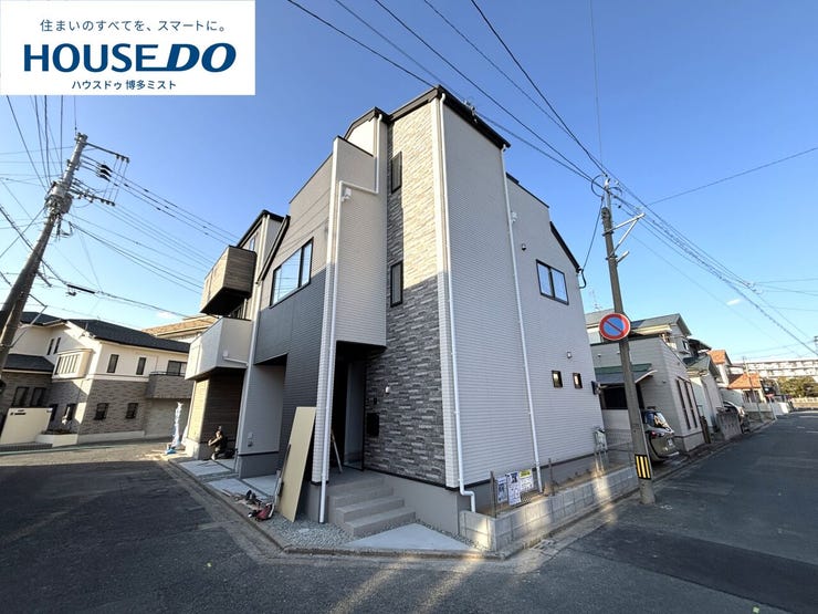 【福岡市東区千早】千早西小学校まで歩4分・2方向を道路に面した角地