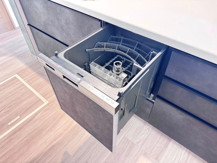 ◎食洗機:A号棟(1/30撮影)
食洗機付で後片付けも時短!家族団らんの時間をたっぷり確保できます!