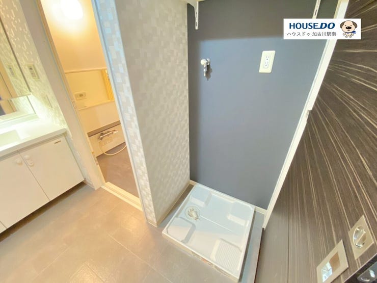 こちらは洗濯機置き場です♪