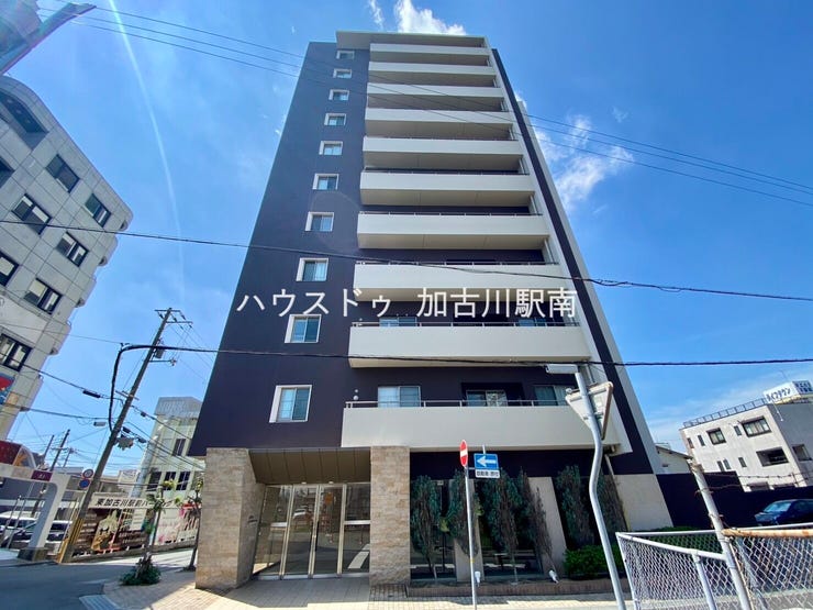 JR東加古川駅から徒歩2分、オートロック付・オール電化のマンションです♪