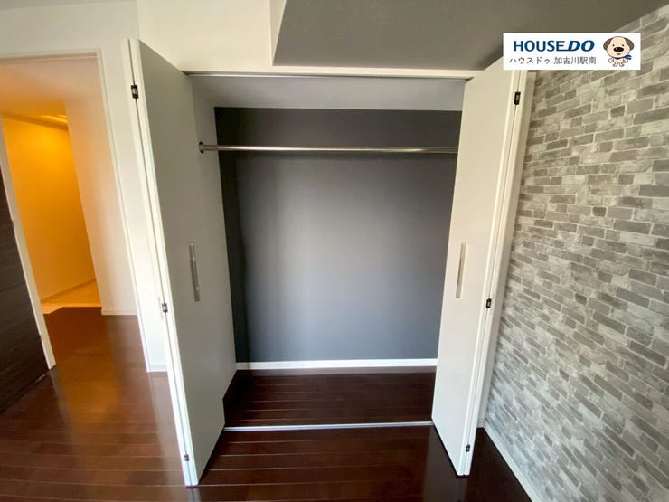 クローゼット充実で、お部屋はいつも広々♪