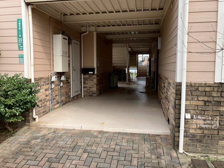 建物が並んでいても、明るく開放的な空間が確保されています!