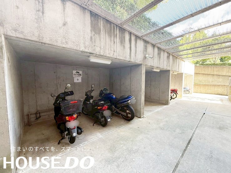 バイク置き場♪