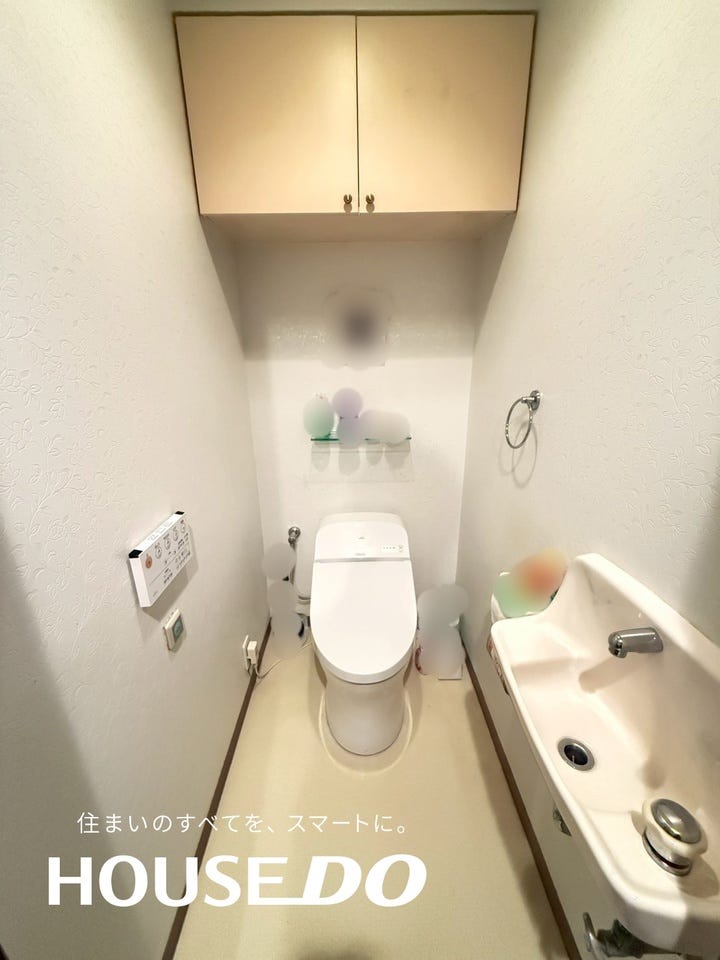 手洗いスペースが独立しており、衛生的で使いやすいトイレ♪