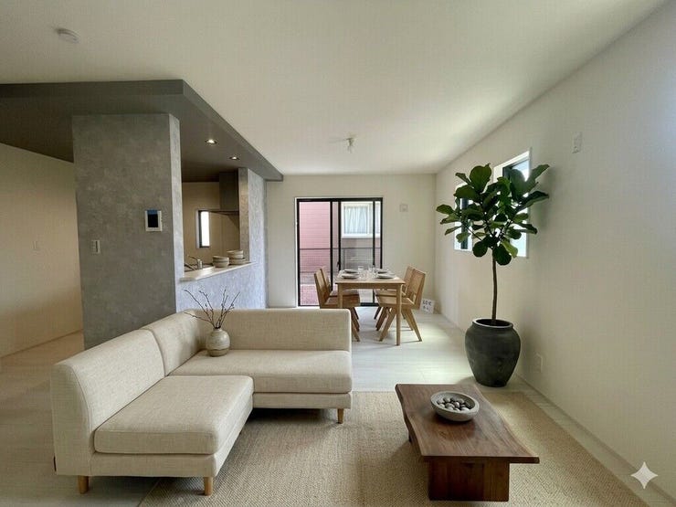 【Living】こちらの画像はAIによる家具イメージです。お部屋の雰囲気を感じてみてください♪