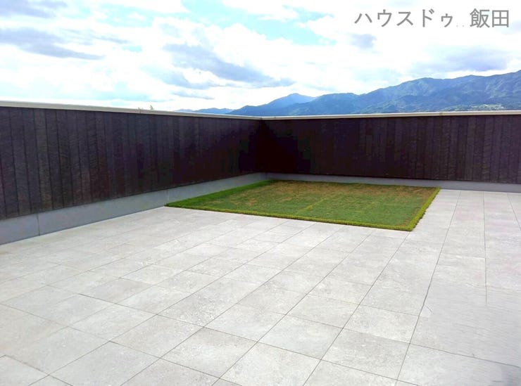 屋上テラスも各階と同じスペースです