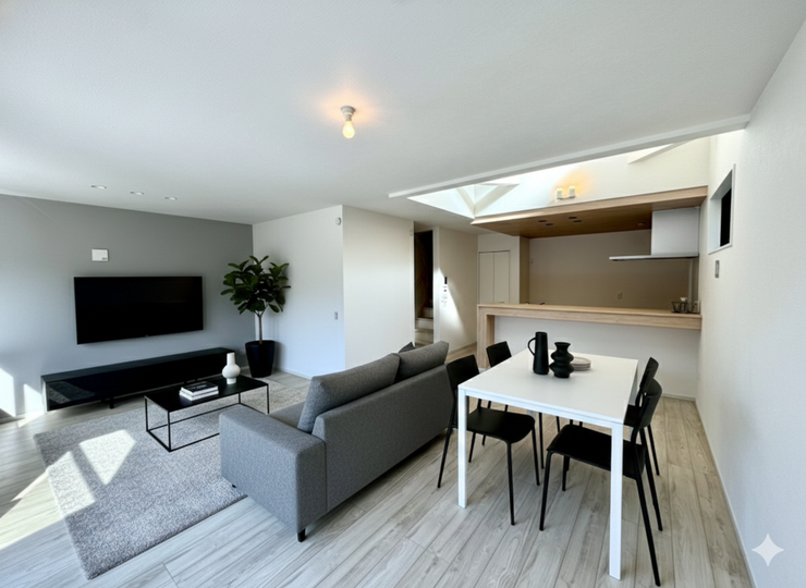 【Living】こちらの画像はAIによる家具イメージです。お部屋の雰囲気を感じてみてください♪