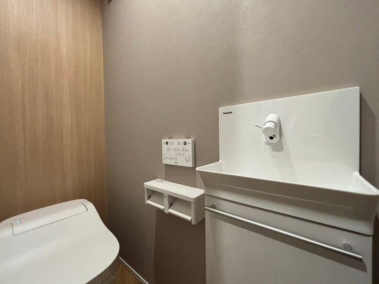 水栓とレバーが一体化!スタイリッシュな水回り!