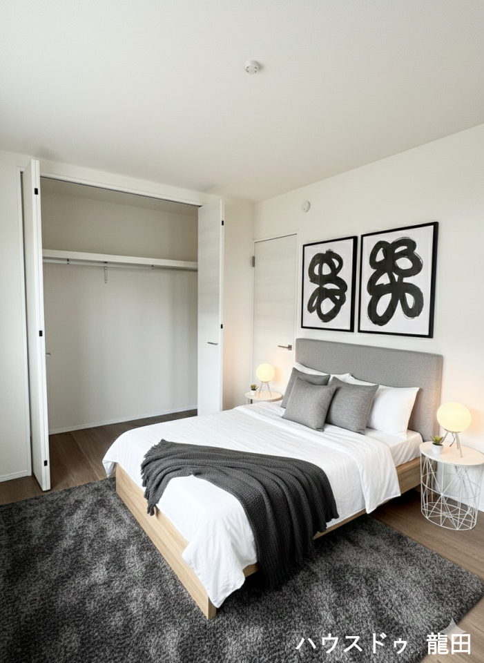 ■□■洋室■□■
落ち着いた雰囲気が、寝室にも良いですね。