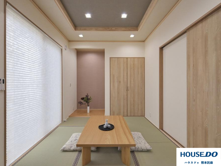 柔らかい畳の上なら、お子様が転んでも怪我をしにくく安心です!