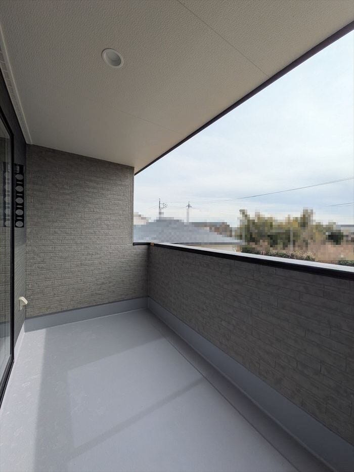 インナーバルコニーで急な雨でも安心です。