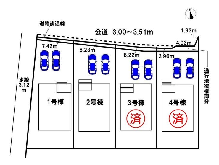 【区画図】
1号棟