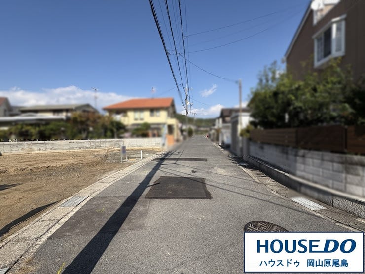 南東側前面道路は約5.9mのうゆとりある広さの幅員です!