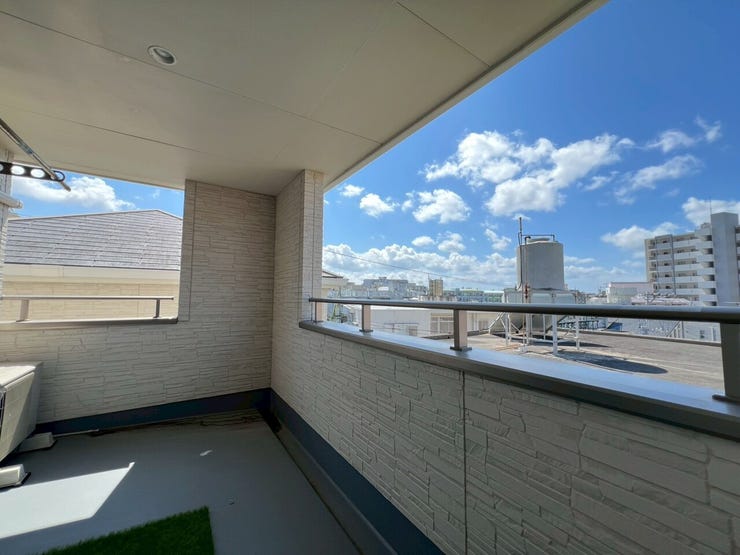 バルコニーからの眺望!