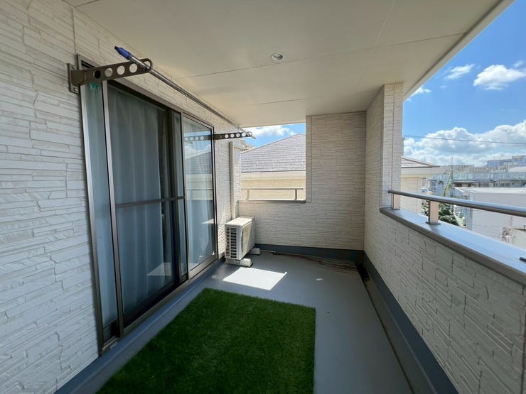 雨の日も安心なインナーバルコニー。