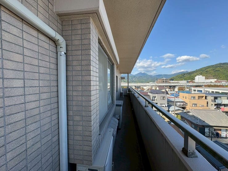 バルコニーからの北向きの眺望!