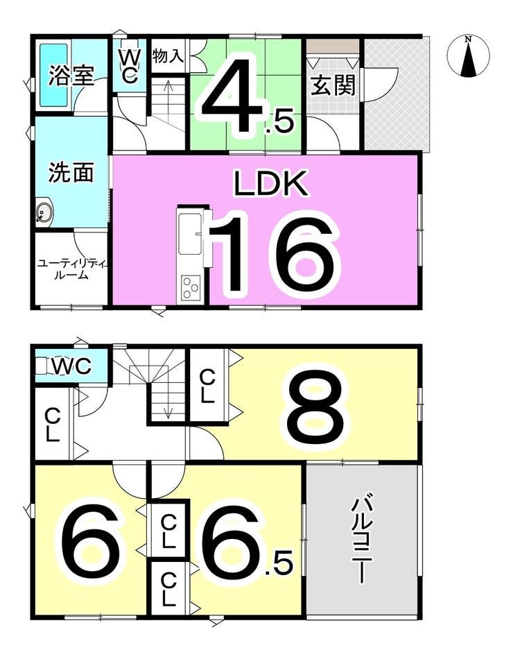 【間取り】
現地で陽当たりや周りの環境を実際に確かめてみましょう♪お気軽にお問い合わせ下さい♪