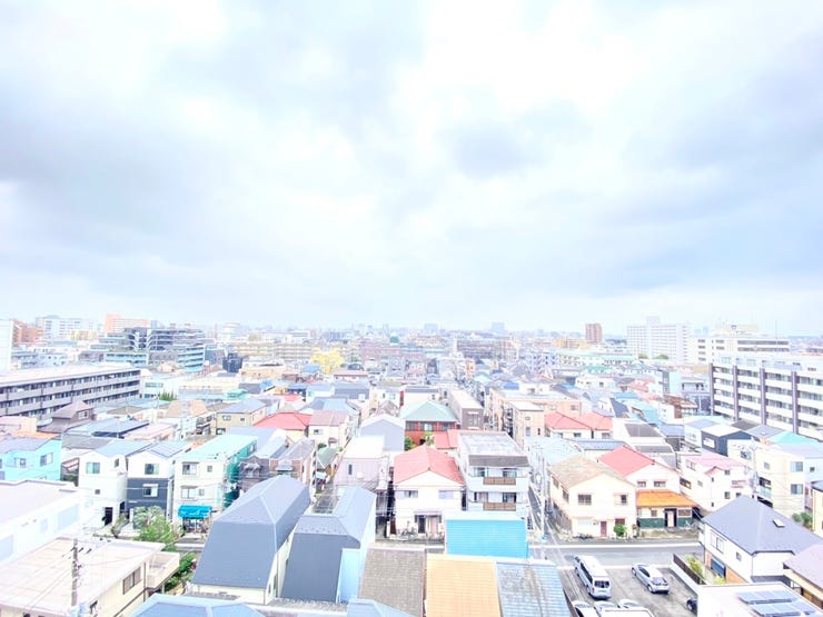 9階のお部屋の為、眺望を遮るものがありません。