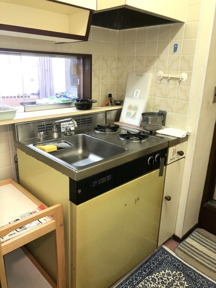 キッチンからはリビングが見渡せます