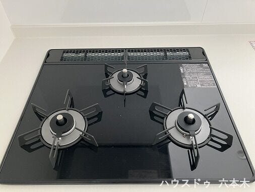 便利な3口コンロ