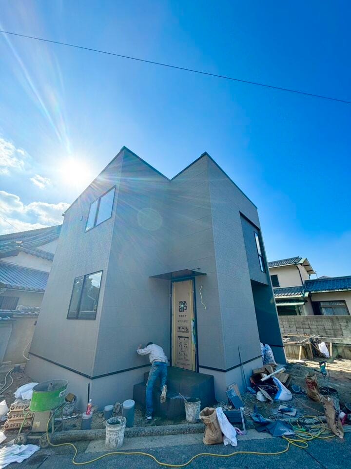 内装は3LDKで建築中です♪