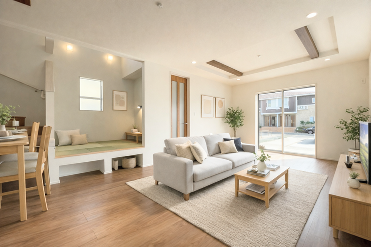 ※画像はイメージです。
実際の写真に家具や調度品をCG合成したものです。
(家具等は販売に含まれておりません)