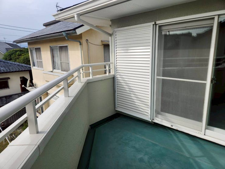 外の空気を吸ってリフレッシュできるスペース。