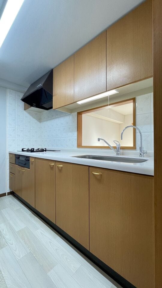 カウンターキッチンは、お子様から目を離すことなく安心してキッチンに立つことができます