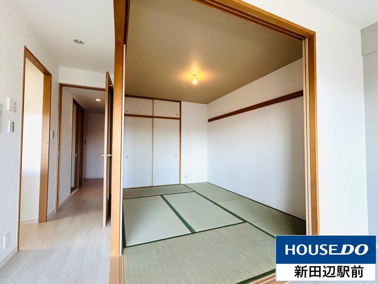 6帖の和室は客和やお子様の遊びスペース、来客の寝室にも使えるユースフルなお部屋です。